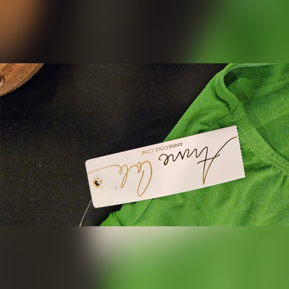 Ann Cole Kelly green 2 piece swim bikini size Large - Picture 2 of 6